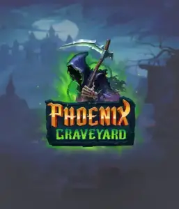 An immersive view of ELK Studios' Phoenix Graveyard slot, with its hauntingly beautiful graveyard and phoenix symbols. Displayed in this image is the slot's dynamic reel expansion mechanism, coupled with its beautifully crafted symbols and supernatural theme. The design reflects the game's mythological story of resurrection, attractive for those interested in mythology.