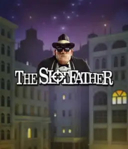 Immerse yourself in the nefarious realm of The Slotfather game by Betsoft, highlighting a commanding mafia boss standing against a moonlit cityscape. This graphic evokes the gritty atmosphere of the mafia underworld, with the boss dressed in a traditional black suit and fedora. Perfect for lovers of gangster-themed games, offering a captivating escape. 