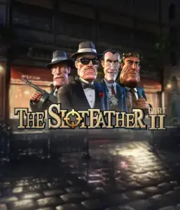 Dive into the shadowy world of The Slotfather 2 slot by Betsoft, featuring a lineup of iconic mafia characters set against a shadow-lit urban backdrop. This graphic captures the intense theme of the organized crime with its striking character design and evocative setting. Great for fans of crime dramas, delivering a captivating escape. 